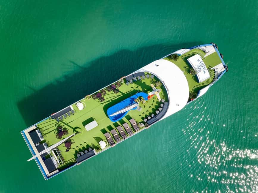 From Hanoi: Ha Long Bay 1 Day Tour With A Luxury Cruise - Cruising past Hon Trong Mai and Ha Long Bay’s stone pillars