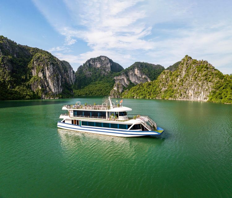 From Hanoi: Ha Long Bay 5-star Day Cruise with Buffet Lunch - Boarding the cruise and paying the extra fees