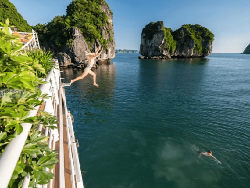 From Hanoi: Lan Ha Bay and Cat Ba Island Cruise with Lunch - From Hanoi’s Old Quarter to Cat Ba by coach