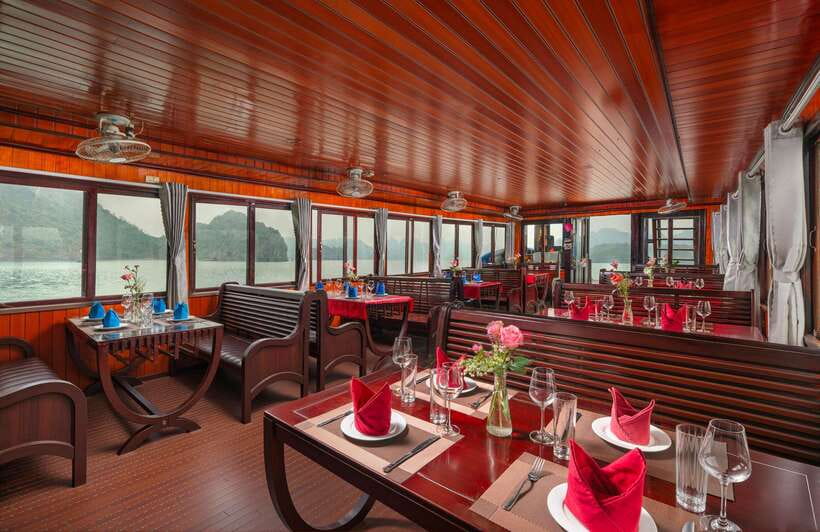 From Hanoi: Lan Ha Bay | Kayaking, Sightseeing, Cruise Trip - Sunset drinks on the return to Ben Beo