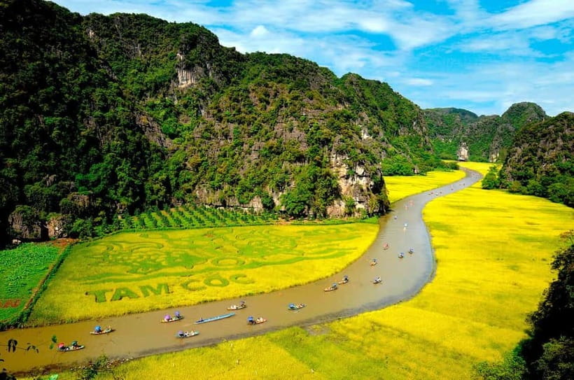 From Hanoi: Ninh Binh Bai Dinh or Hoa Lu, Trang An, Mua Cave - Lunch with Vietnamese dishes