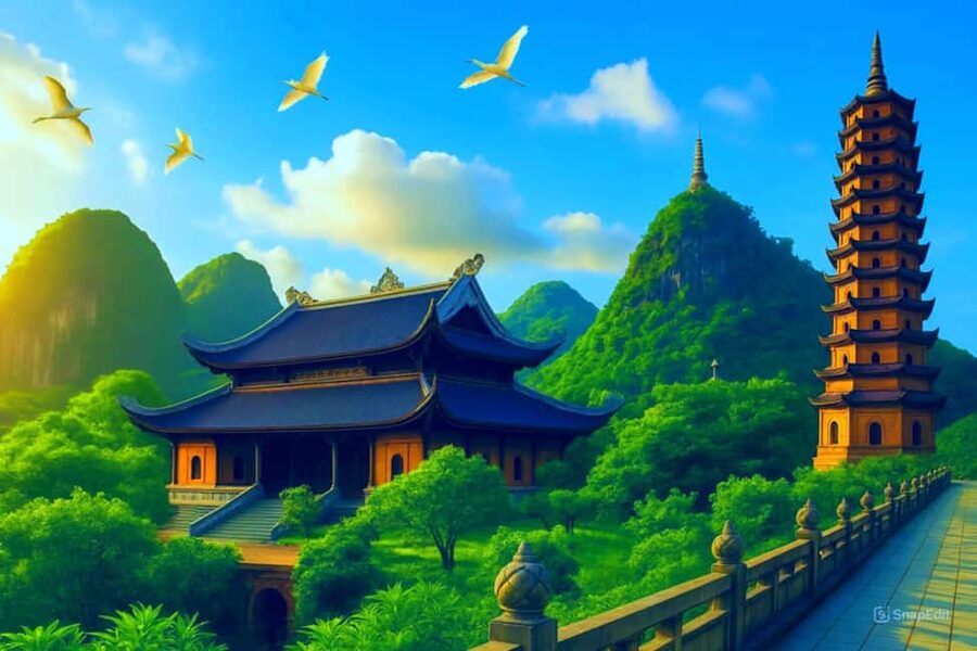 From Hanoi: Ninh Binh Bai Dinh & Trang An & Mua Caves - Bai Dinh Pagoda and Vietnam’s Buddhist tradition