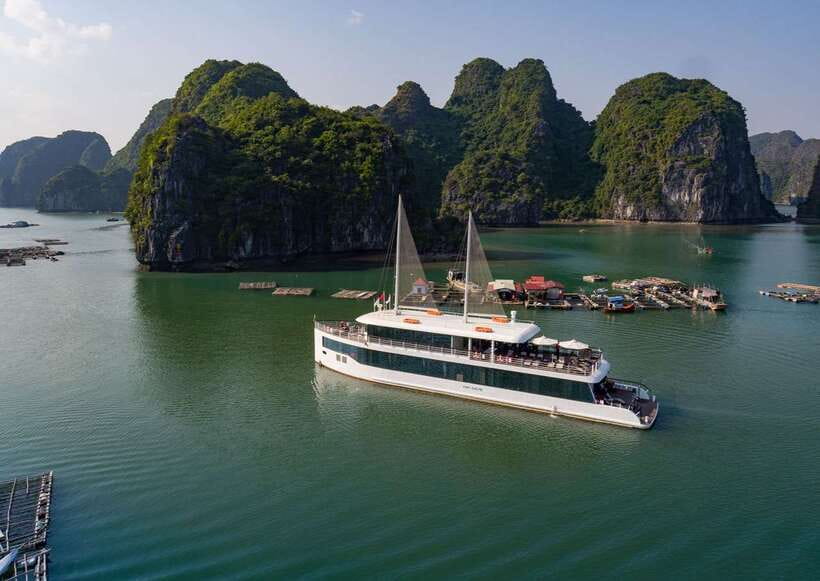 From Hanoi or Halong: Halong Bay Day Cruise - Vietnamese fusion lunch at 11:30 AM
