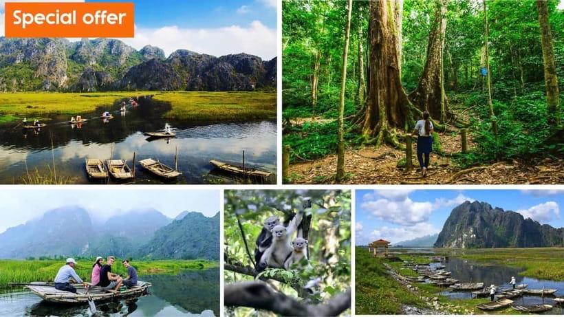 From Ninh Binh: Cuc Phuong - Van Long Reserve - Small Groups - Driving 15 kilometers into the jungle