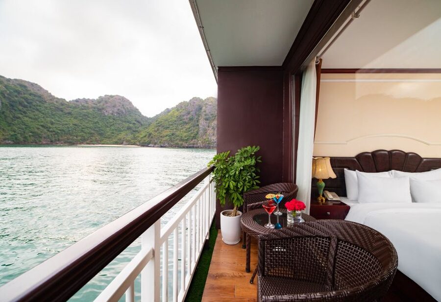 From Ninh Binh: Ha Long - Lan Ha Bay 2D1N on 5-star Cruise - Sunset, cooking class, and dinner on board