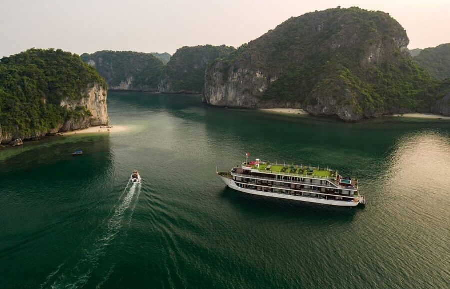 From Ninh Binh: Ha Long - Lan Ha Bay 2D1N on 5-star Cruise - Your private cabin and the overnight stay