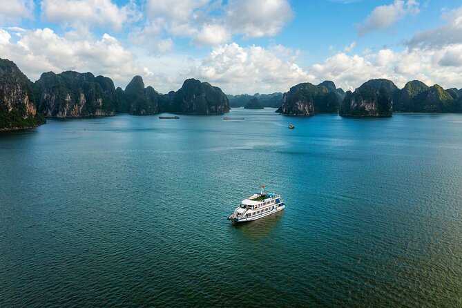 Full-Day Halong Bay Cruise with Limousine Pickup - Walking through Sung Sot Cave