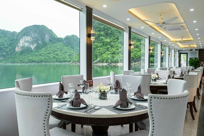 Full day Halong Bay Luxury Cruise - buffet lunch, kayak, swim. - Getting back to Hanoi at night