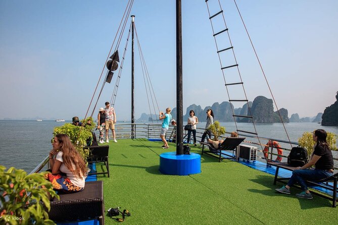 Ha Long Bay Cruise Day Tour-Cave, Kayaking,Ti top island & Lunch - Ti Top Island, swimming, and the price of a short stop