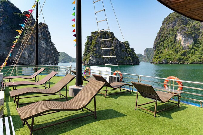 Ha Long Bay Cruise Day Tour with lunch, kayaking, surprise cave & titop island - The Hanoi pickup and long ride to Tuan Chau Marina