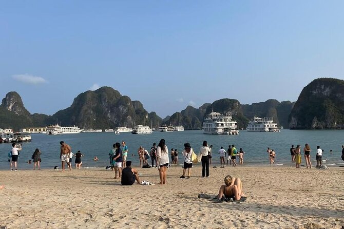 Ha Long Bay Day Cruise From Ha Noi - Titov Island and the bay view