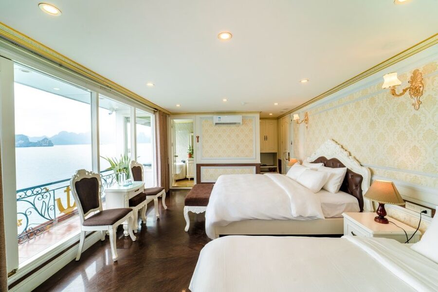 Ha Long Bay: Luxury Cruise 2-Day With All Activities & Guide - Sleeping in a junior suite