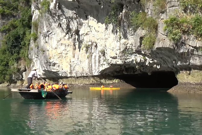 Halong 6 hours Boat tour with Cave, Kayak, lunch, transfer high-way from Hanoi - Boarding at Halong International Cruise Port