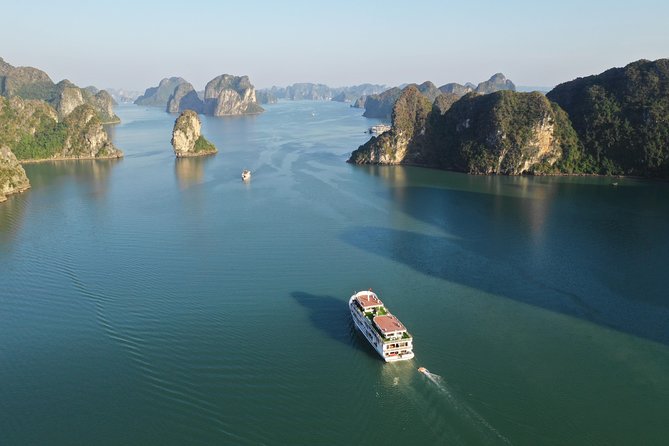 Halong Bay 2 Days 1 Night Included Transfer from Hanoi - Sunset, food, and life aboard ship