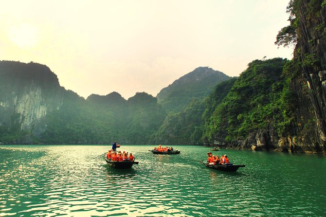 Halong Bay 2D1N BEST CRUISES All-Inclusive: Transfer, Meals, Kayak, Cave, Island - Day one: from Hanoi to the limestone islands