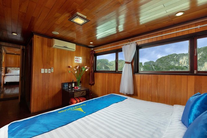 Halong bay Boutique Cruise 2D/1N tour: Kayaking, swimming, Titop island & cave - Kayaking and swimming among the limestone islands