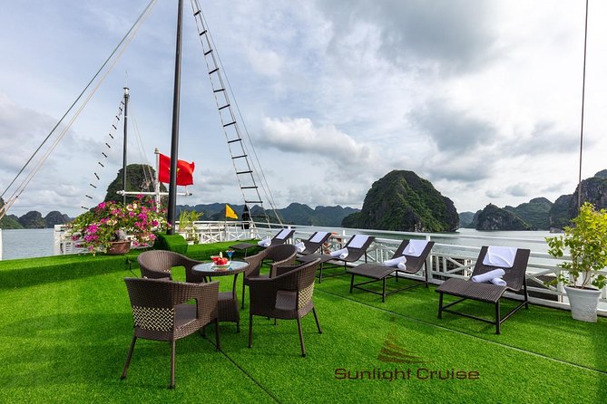 Halong bay Boutique Cruise 2D/1N tour: Kayaking, swimming, Titop island & cave - Cave visit and Titop Island
