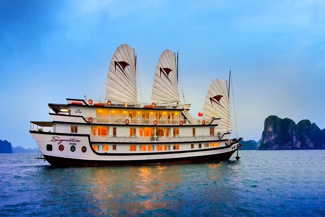 Halong Bay Cruise 2 Days - 1 Night with 5 Star Luxury - Ha Long Bay by Boat on Day One