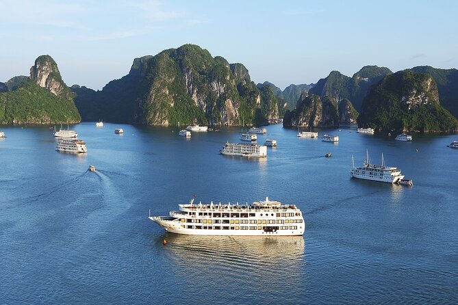 Halong Bay Cruise 3D2N - Kayaking Explorer & Round-trip transfer from Hanoi - Sunset, dinner, and a night on the bay