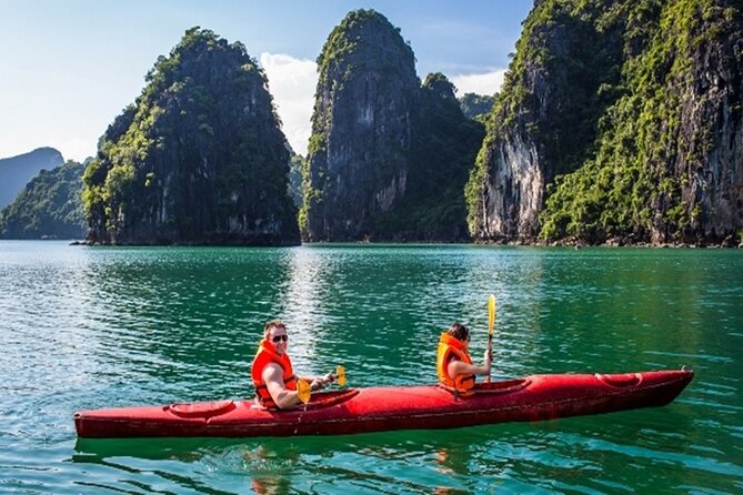 Halong Bay Day Tour 6Hour Deluxe Cruise Limousine Bus Small Group - Sung Sot Cave, the main underground stop