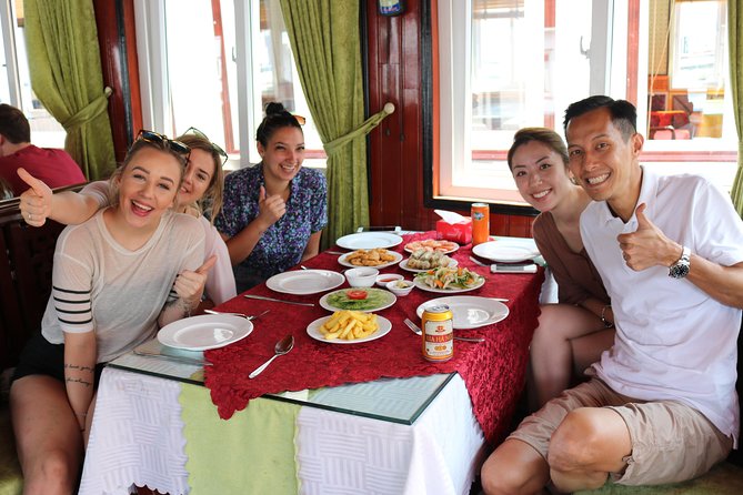 Halong Bay Day Tour Islands, Cave, Kayak. Lunch. All inclusive - Lunch on the cruise, with a few practical limits