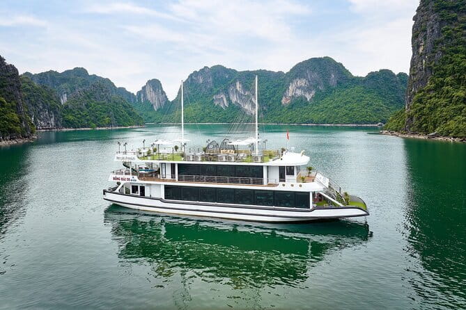 Halong Bay Day Tour Luxury Cruise With Jacuzzi and Buffet Lunch - The Hanoi pickup and three-hour ride to the harbor