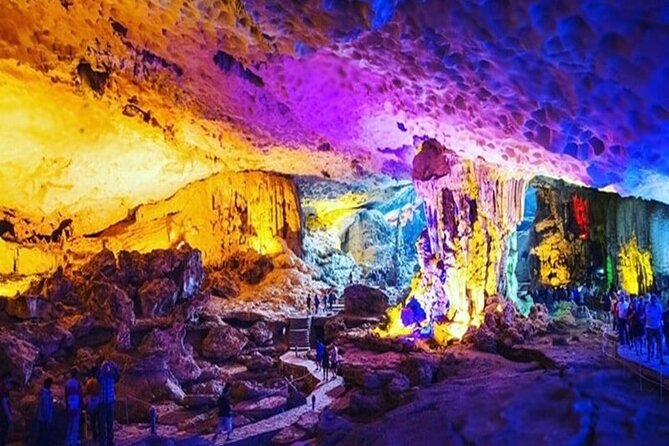 Halong Bay Day Tour: Visit Cave Island Kayaking Swimming Lunch - The Long Road From Hanoi to Tuan Chau Island