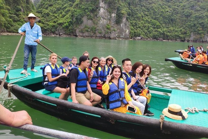 Halong Bay Day Tour With Titop Island, Cave, Kayak & Lunch - Guides, group size, and the feel of the day