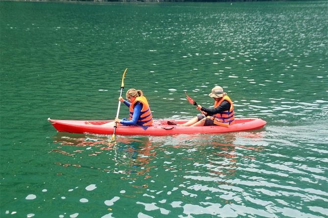 Halong bay Deluxe Cruise 2D/1N: Kayaking, swimming, Titop island & surprise cave - Sunset, spring rolls, and an evening onboard