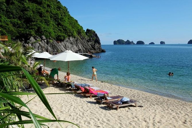 Halong Bay Full-Day - 5.5 Hours On-Boat With Cave And Kayaking - Ti Top Island, swimming, and the viewpoint