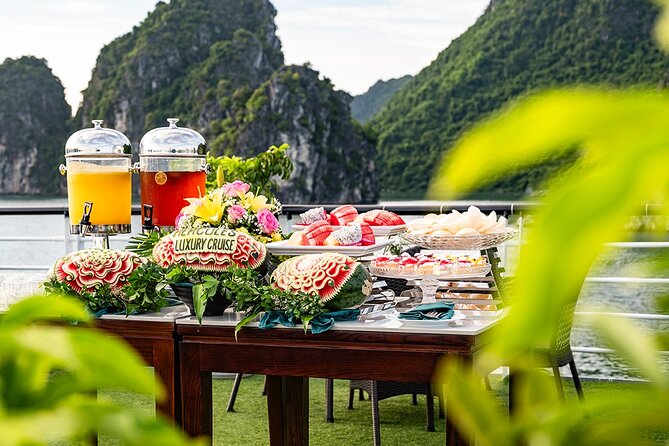 Halong Bay Full Day With Cave, Kayaking And Swimming - Sung Sot Cave and its steep steps