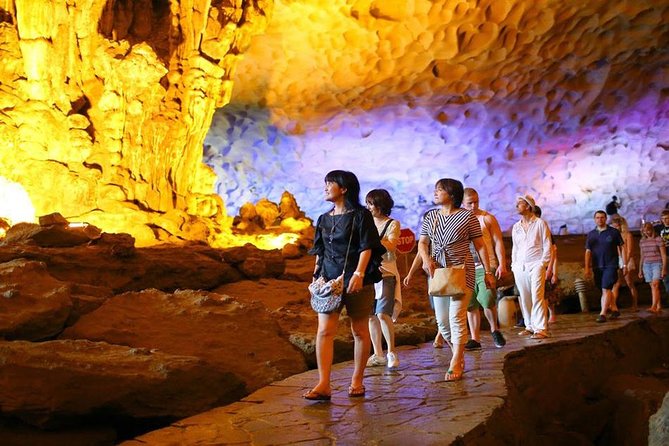 Halong Bay Full Day with Kayaking, Hiking viewpoint, Cave - Deluxe To Luxury - Cruising Halong Bay over lunch
