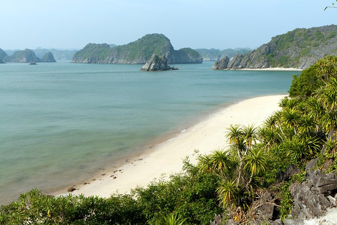 Halong Bay Luxury Cruise one day Tours - Boarding at Tuan Chau and Cruising the Limestone Islets