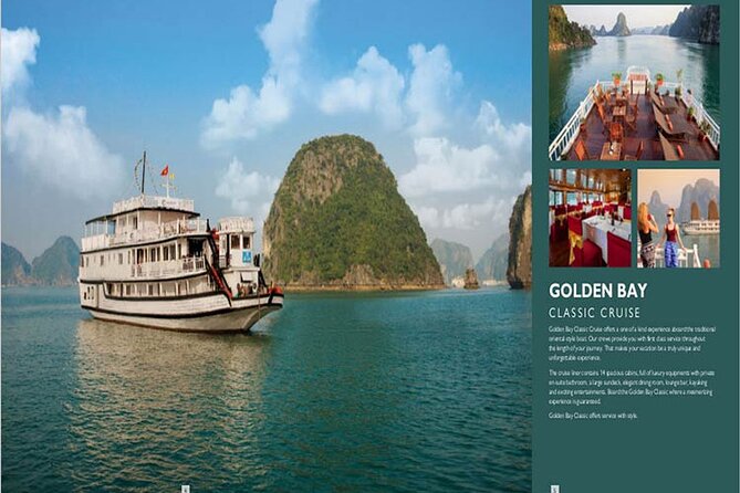 Halong Bay Luxury Cruise one day Tours - Titov Island and the Bay View