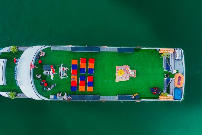 Halong bay Luxury Cruise Trip: Titop Island, Amazing Cave & Kayak - From Hanoi’s Old Quarter to the harbor