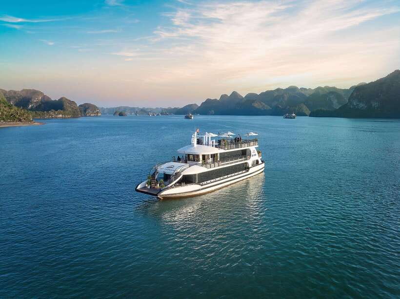 Halong Bay: Luxury Day Cruise with Buffet, Kayak, Swim - The road from Hanoi to Tuan Chau Harbor