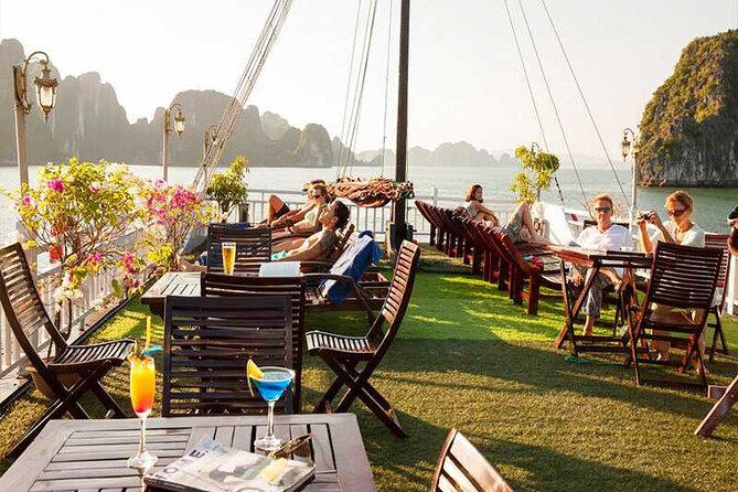 Halong Bay Tours 2 Days 1 Night on 5 Star Cruise (BEST CHOICE) - Titop Island or Soi Sim Island for water and views