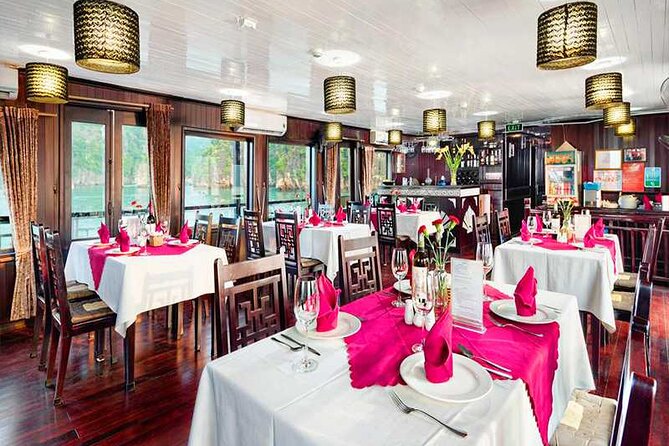Halong Bay Tours 2 Days 1 Night on 5 Star Cruise (BEST CHOICE) - Evening on the water: dinner, spring rolls, and squid fishing