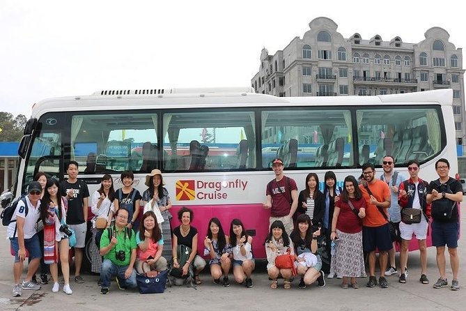 Halong Day Tour Islands, Caves, Kayak, Lunch w Dragonfly Cruise - Seafood lunch, water, and what is included