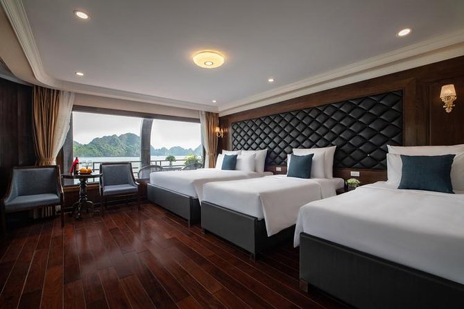 HaLong - LanHa Bay 1 Night On The 2nd Deck with La Pandora Cruises - Sunrise Tai Chi and the Dark and Bright Cave