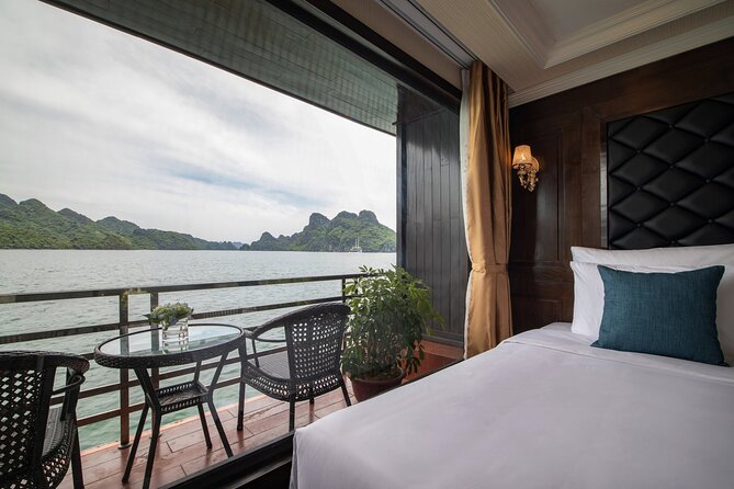 Halong Pandora 5 Star Cruise 2D1N-All Inclusive, cave, transfer - Lunch while Lan Ha Bay opens around you