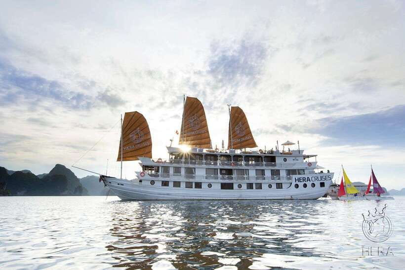 Hanoi: 3D2N Ha Long, Lan Ha Bay by Hera Grand Luxury Cruise - Sung Sot Cave and Ti Top Island on day one