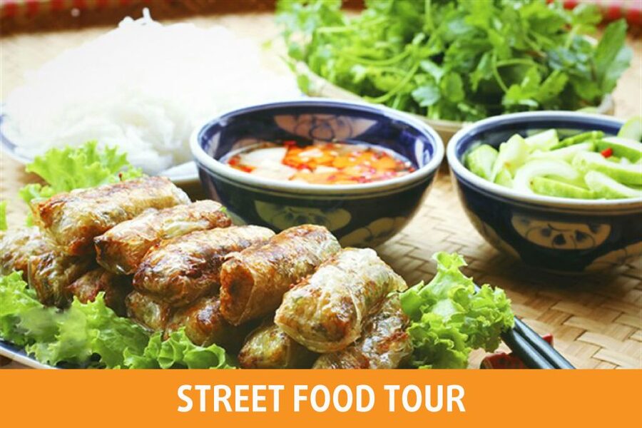 Hanoi: 7 Tastings Street Food Tour with Train Street - Stop four: mixed noodle salad and layered texture