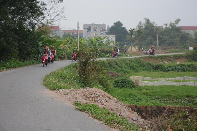 Hanoi Back Street Vespa Tours: Full Day Vespa Tours - The B-52 remains at Huu Tiep Lake