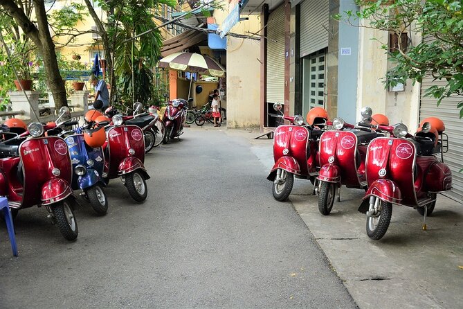 Hanoi Back Streets Vespa Tours: Hanoi Vintage Vespa Tours City - Red River farms and the quieter side of Hanoi