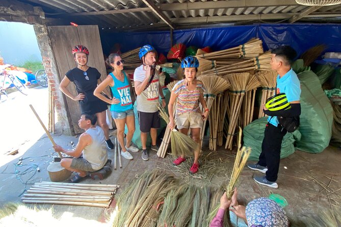 Hanoi Bicycle Tours: Half Day Bicycle Tours Hanoi Countryside - Broom making, markets, and tropical fruit