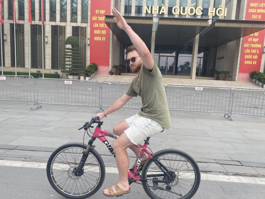 Hanoi: Bike Tour Through Hidden Gems and Banana Island - Ho Chi Minh Mausoleum and the city’s major sights