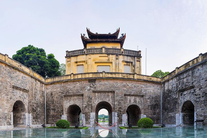 Hanoi city tour with water puppet show- small group tour - Ho Chi Minh Mausoleum and the place where he worked