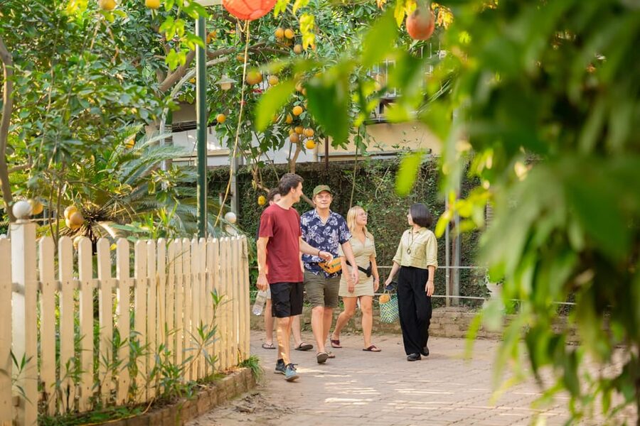 Hanoi Cooking Class in Haven of Tranquility - Thom culinary - Dessert, herbal drinks, fruit, and rice wine