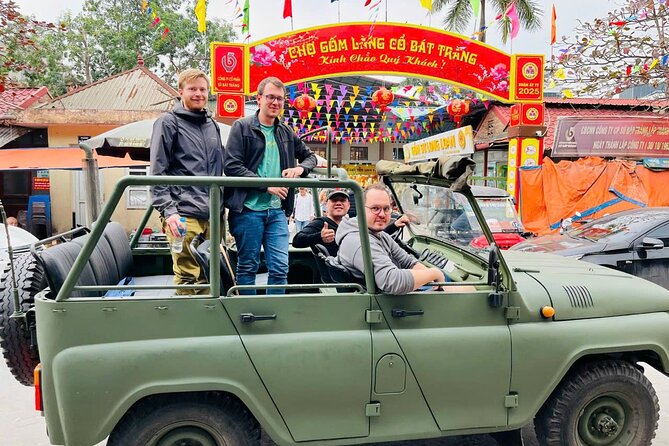 Hanoi Countryside Half-day Jeep Tour: Bat Trang Ceramic Village - Lunch, local drinks, and the Hanoi food stop